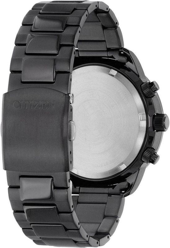 Citizen - B612 Chronograaf Horloge - Zwart - Eco-Drive