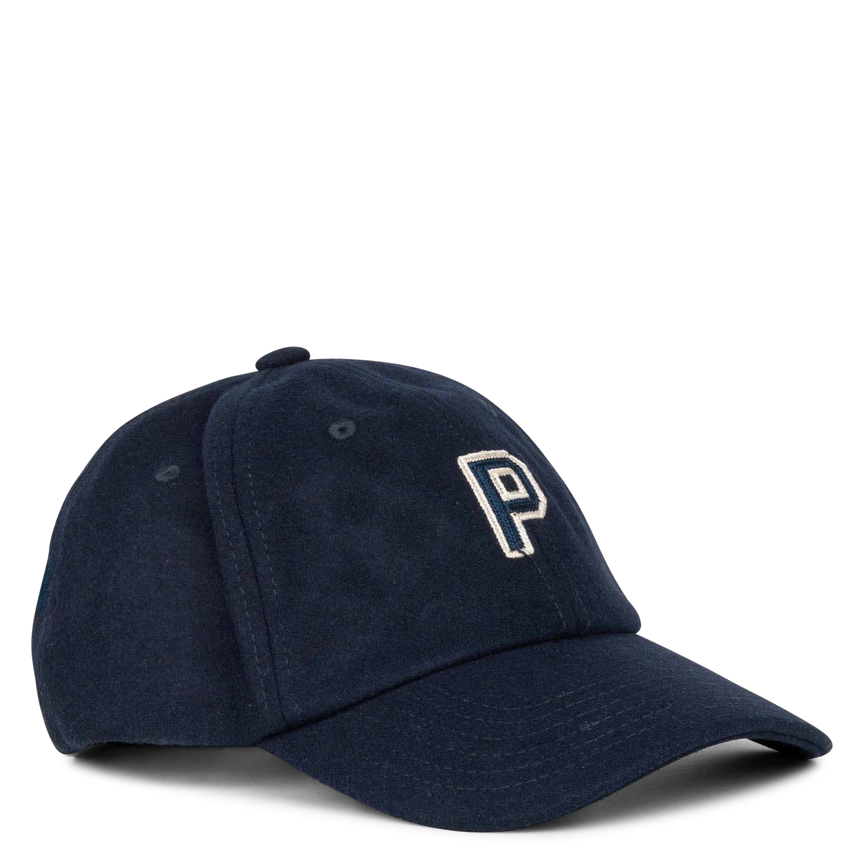 WATSON - Casquette en feutre avec monogramme | Bleu