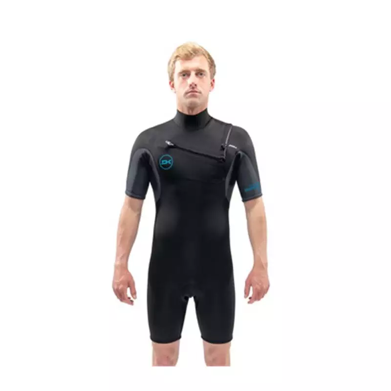 Combinaison shorty DAKINE Quantum Chest Zip Shorty 2/2 Black/Grey