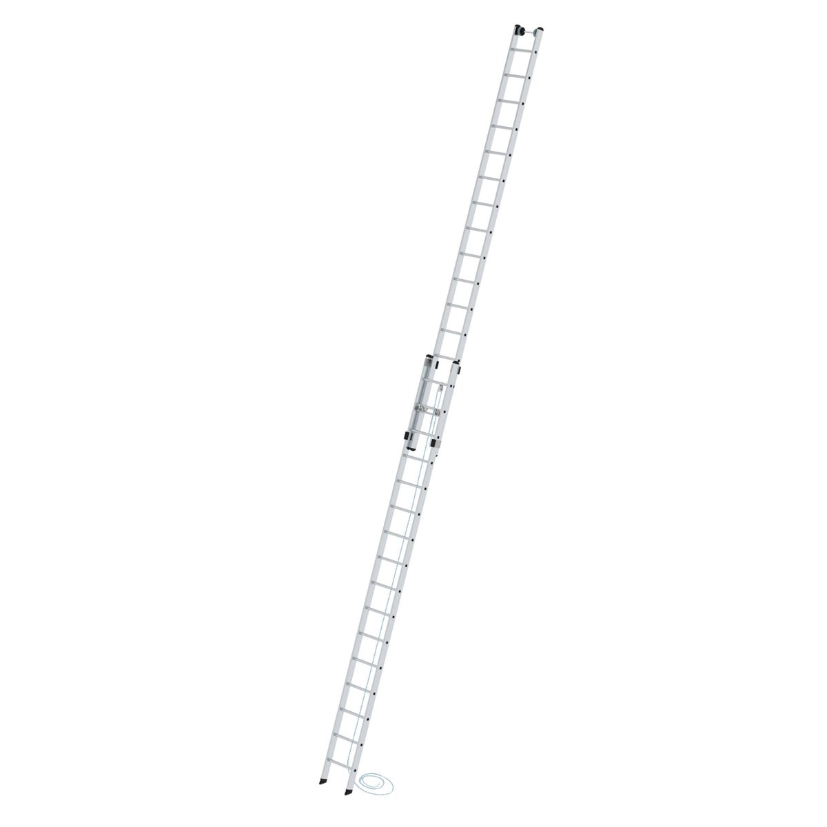 PROREGAL 2-delige touwladder zonder dwarsbalk 2 x 16 sporten