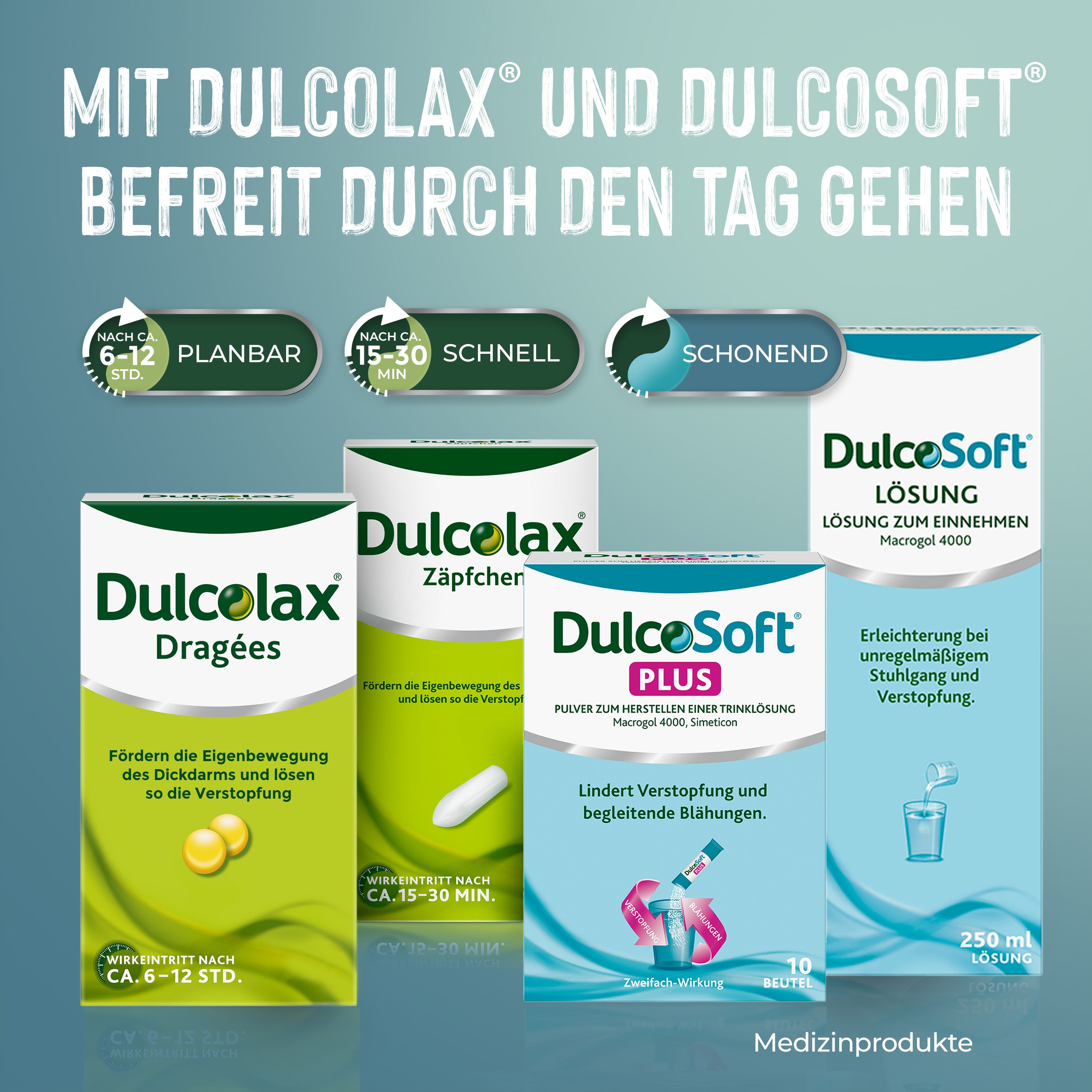 DulcoSoft Plus Abführmittel bei Verstopfung mit Blähungen