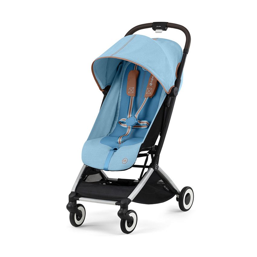 Poussette ultra-compacte Orfeo beach blue - Ecru
