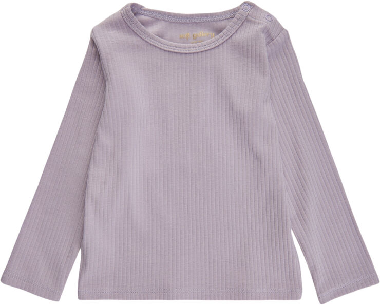 Soft Gallery SGBaby Bella Wide Rib LS Tee NOOS Lavender frost