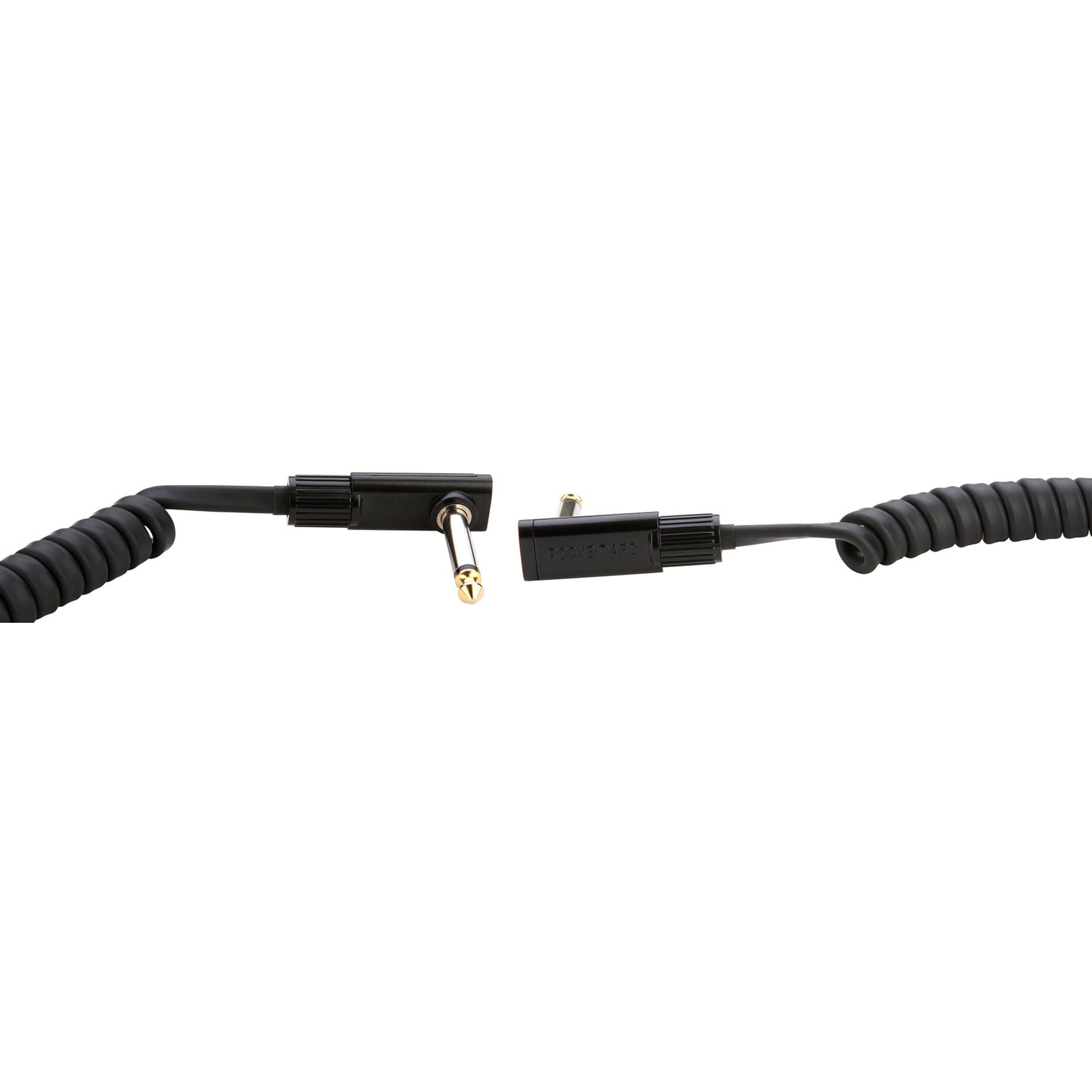 RockBoard Coiled Series Flat Patch Cable zwart 1.5 m