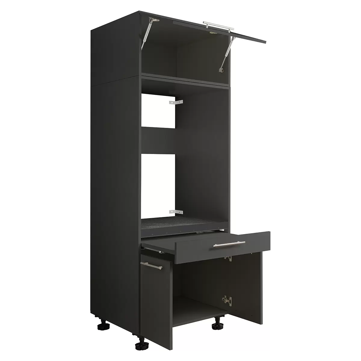 Waschküchen-Schrank Platta Anthrazit