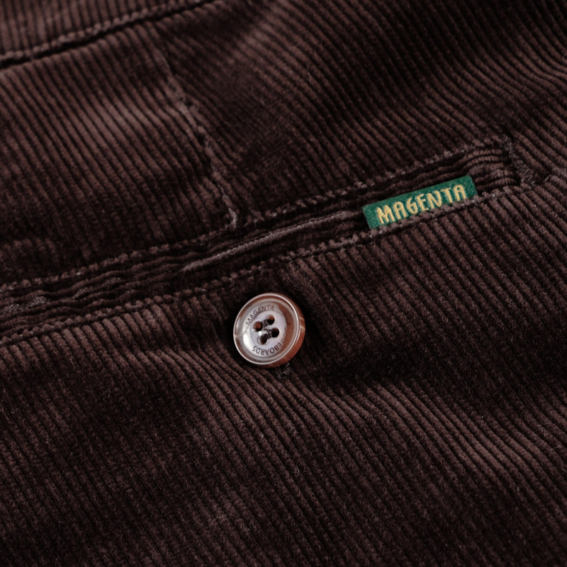 PANTALON CHINO OG - VELOURS CHOCOLAT