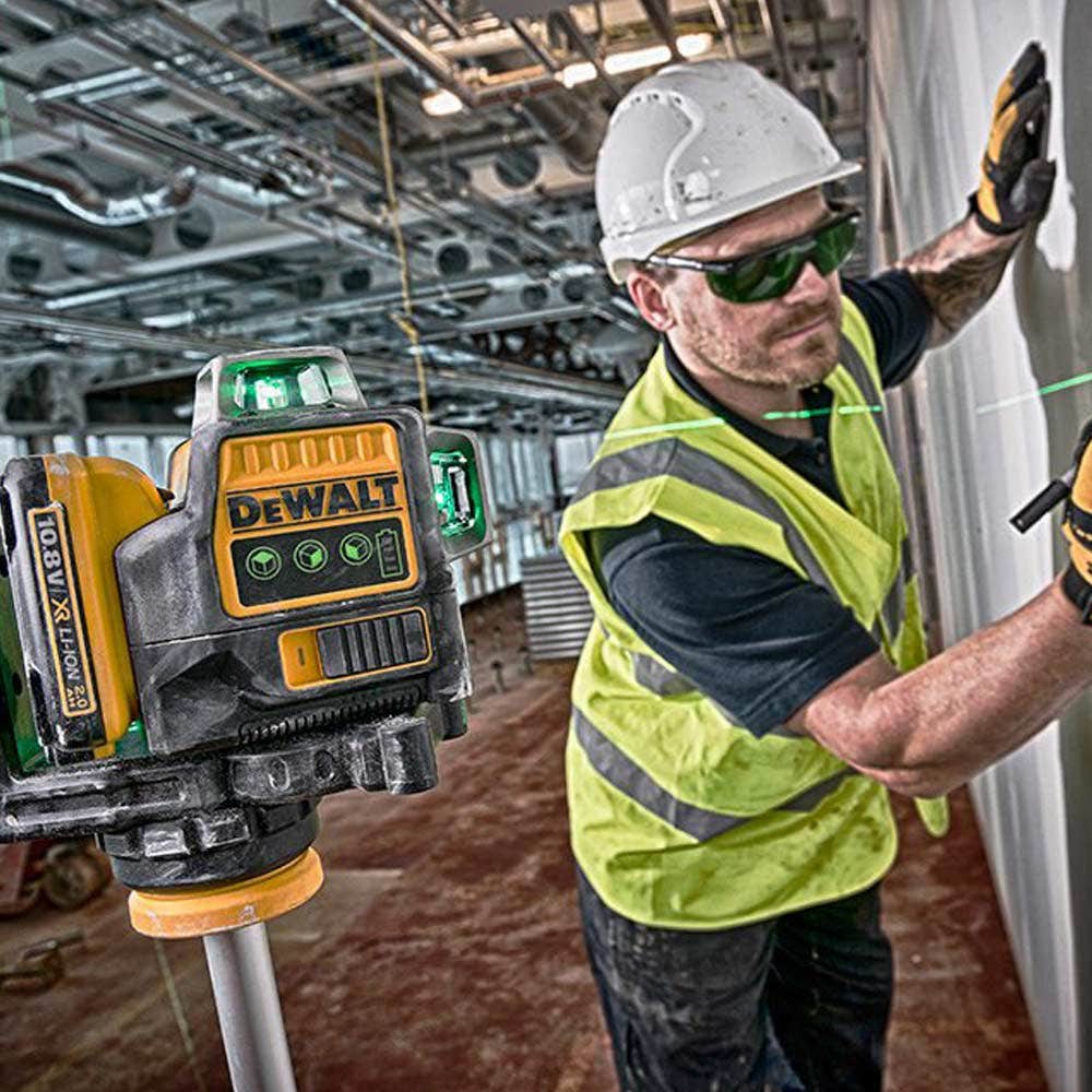 Kit de nível a laser multilinhas DEWALT 3 x 360° verde DCE089D1G-XE