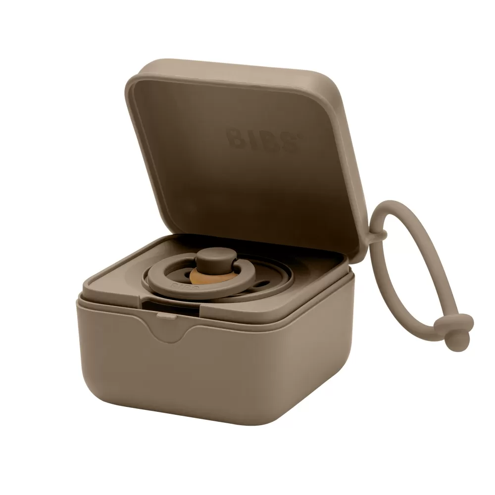 BIBS Pacifier Box - Dark Oak