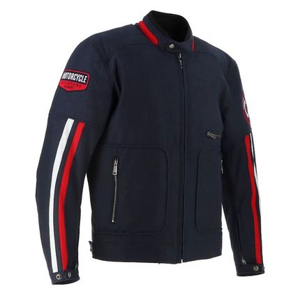Blouson Helstons VULCAN - Bleu / Rouge