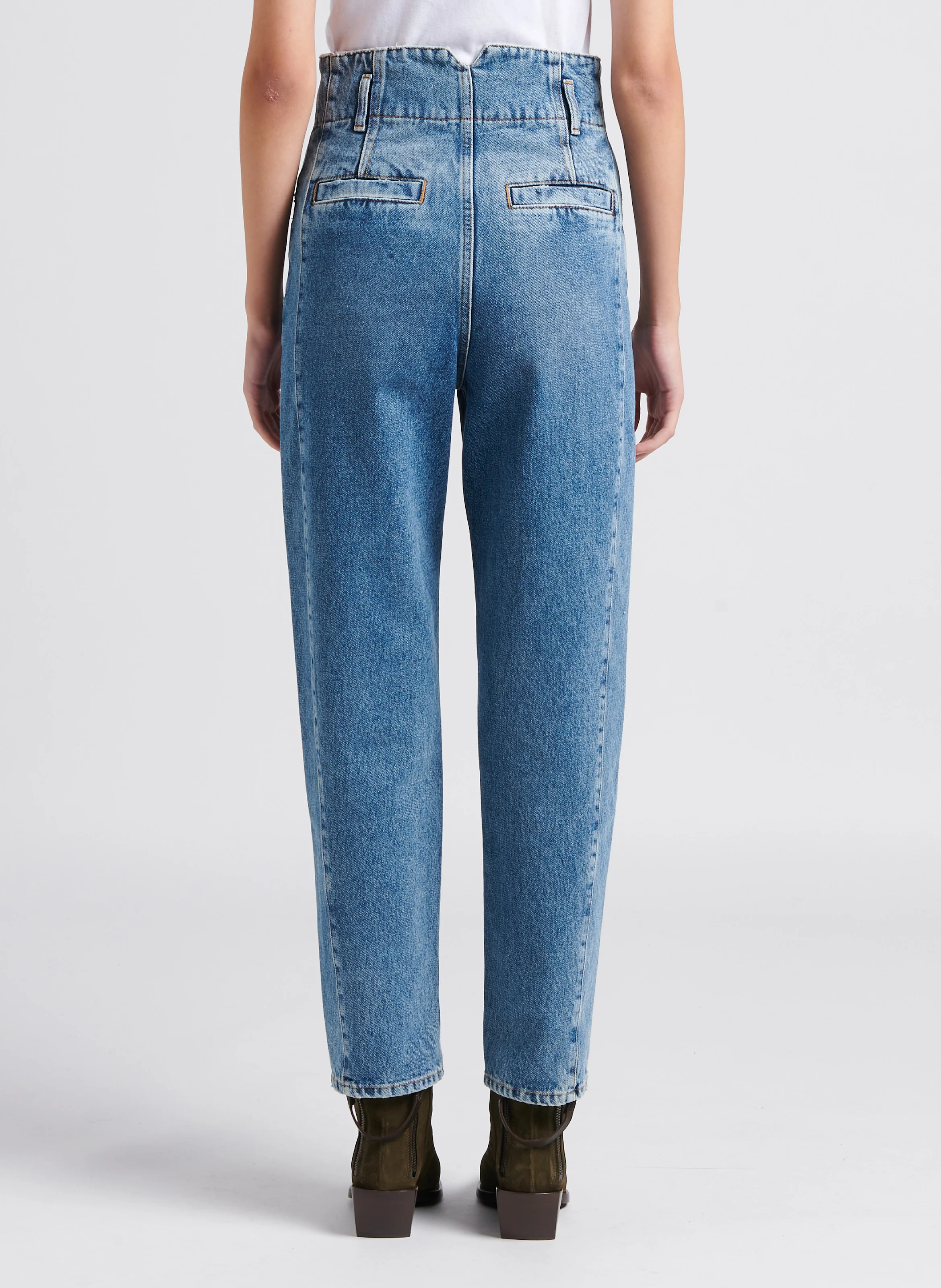HAROLD - Jean droit en coton | Bleu