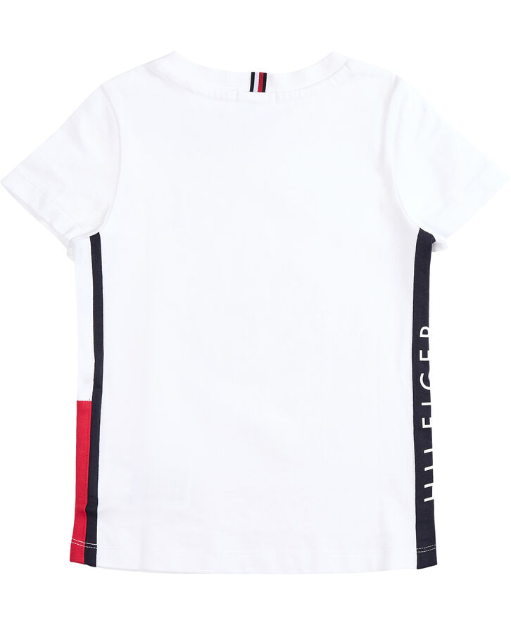 Tommy Hilfiger TOMMY FLAG TEE S/S White