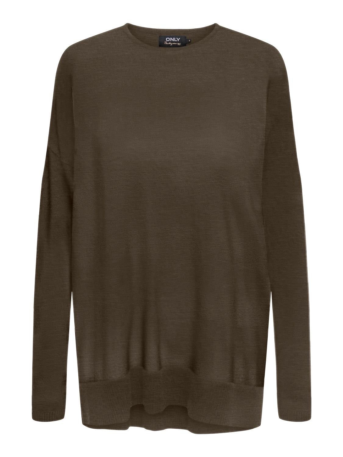ONLIBI Strickpullover Chestnut