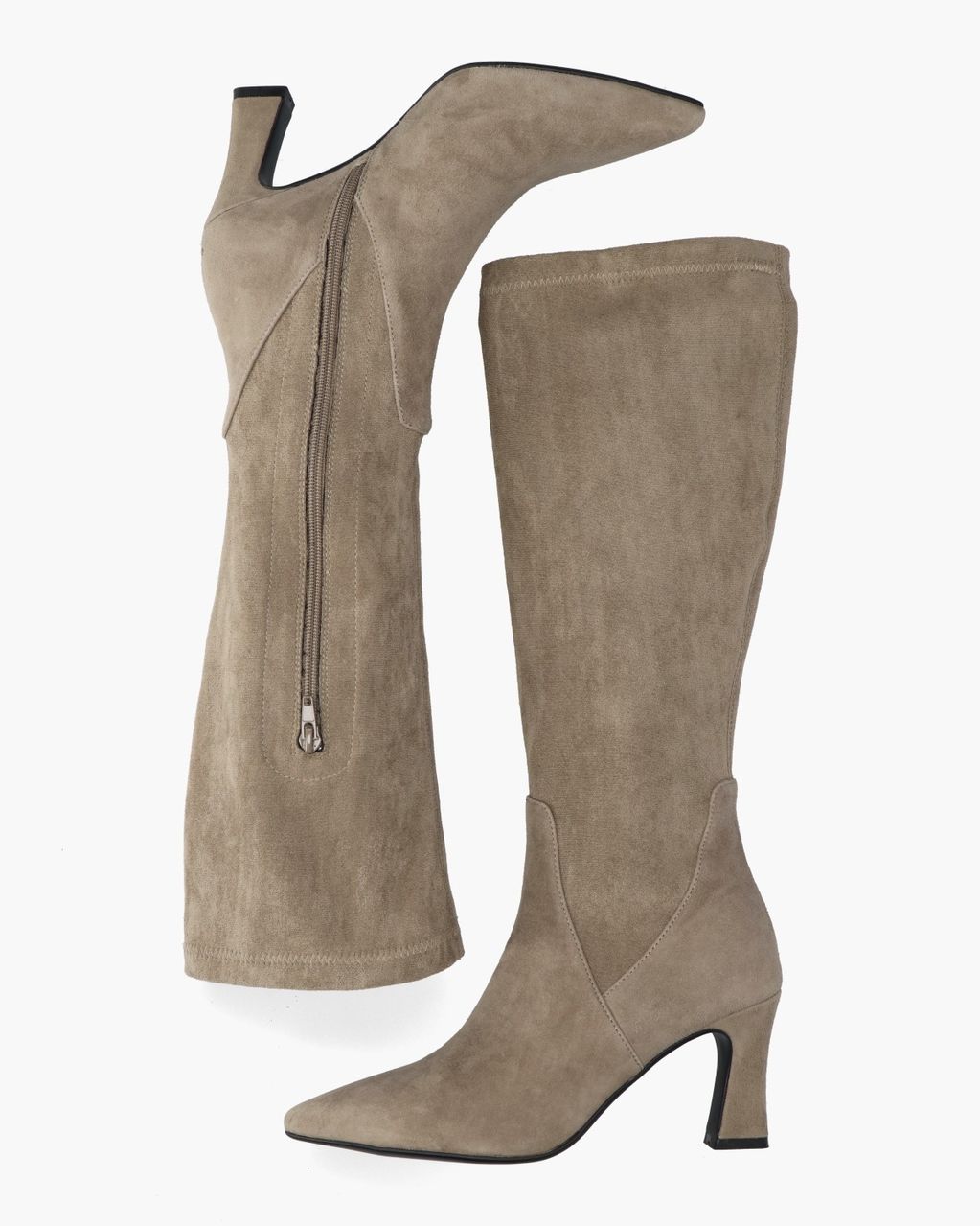 Di Lauro Benvenuta Taupe Damesboots