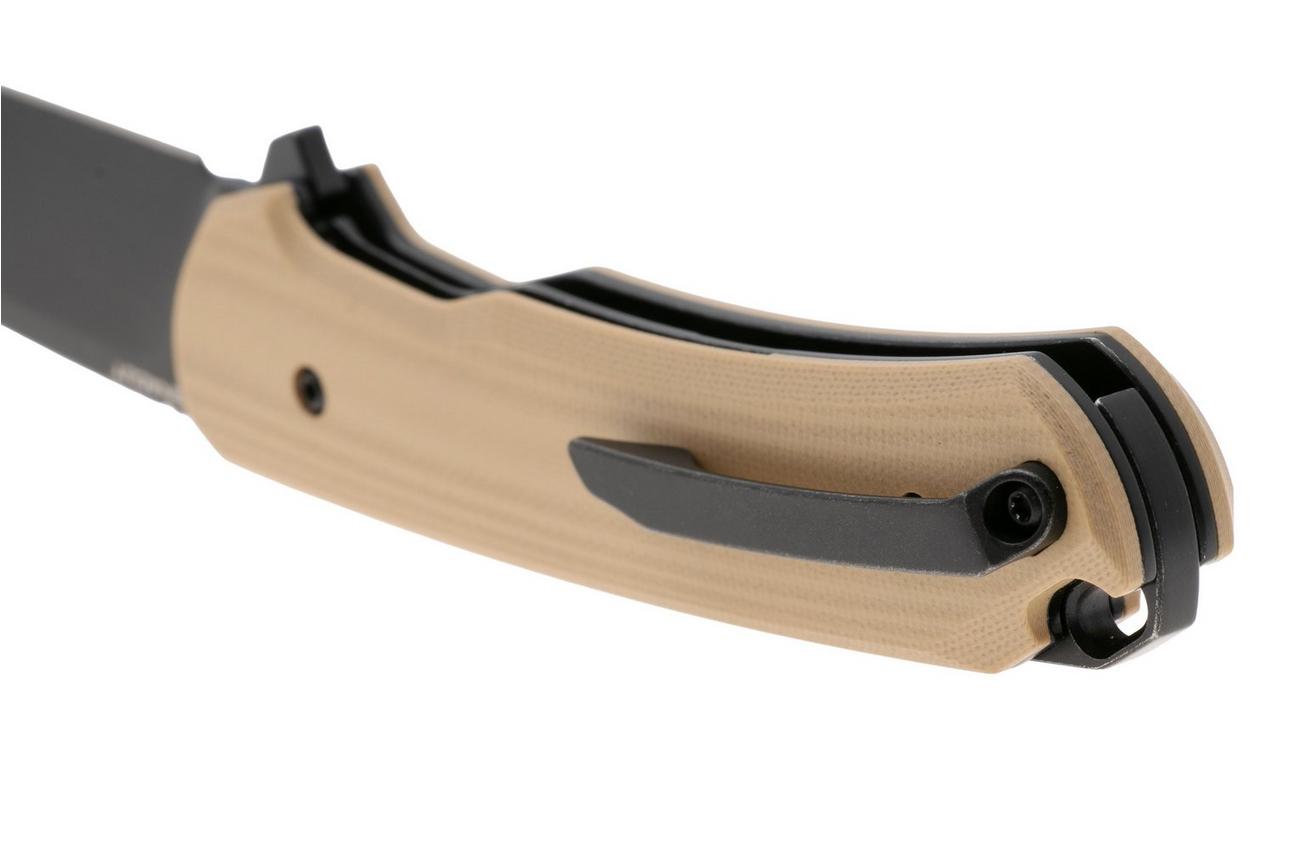 MK Knives & Tools Humbler Clay 02F.BP005, Black CPM MagnaCut, Coyote G10, Knivesandtools Exclusive zakmes