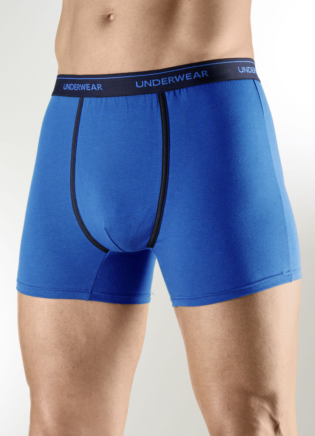 Viererpack Pants mit Kontrastpaspeln