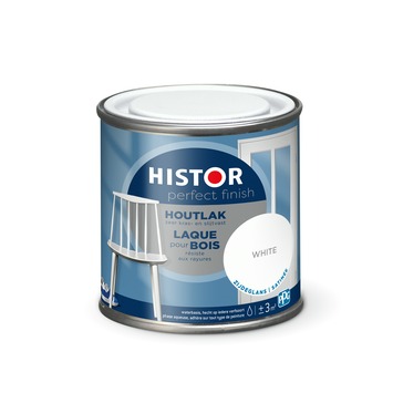 Histor Perfect Finish houtlak zijdeglans 7000 wit 250 ml