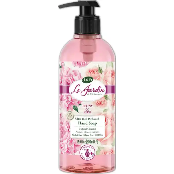 Flüssigseife Pfingstrose & Rose