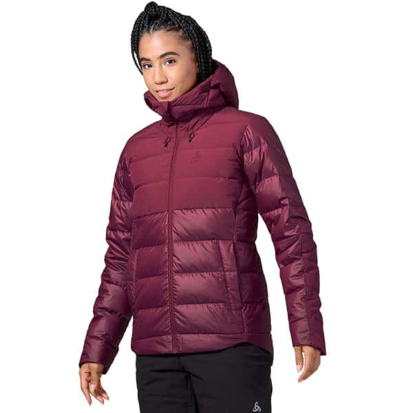 Doudoune randonnée ODLO JKT INS SEVERIN N-THERMIC HOODED RASPBERRY FUDGE