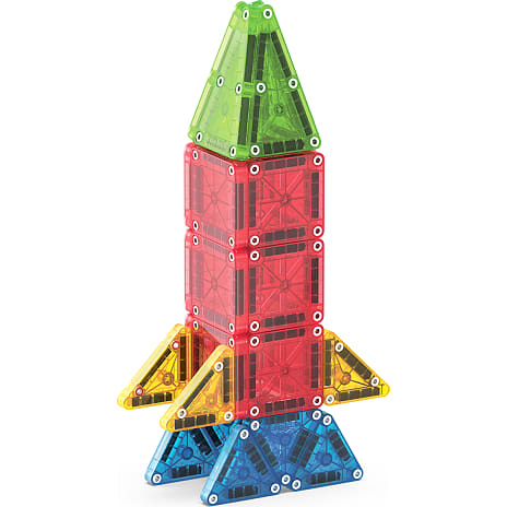 Magna-Tiles micromags i metal-rejseæske - 26 dele