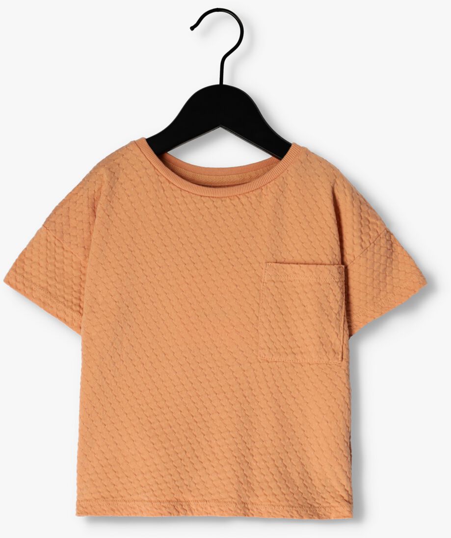 L\u00D6TIEKIDS beige l&ouml;tiekids t-shirt textured short tshirt