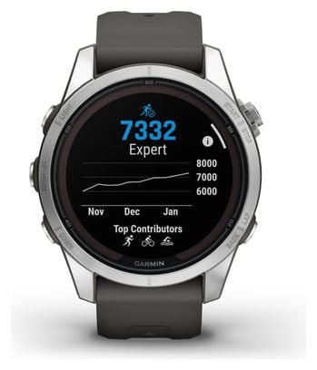 Montre de Sport Garmin fēnix 7S Pro Solar Edition Argent Gris