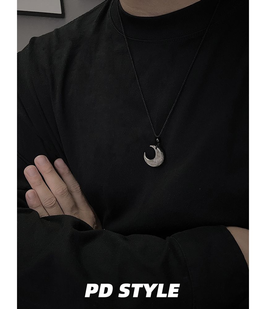 Elnge - Maan Edelsteen Hanger Ketting