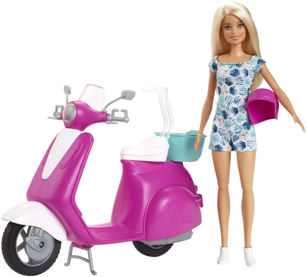 BARBIE - POUPEE ET SON SCOOTER