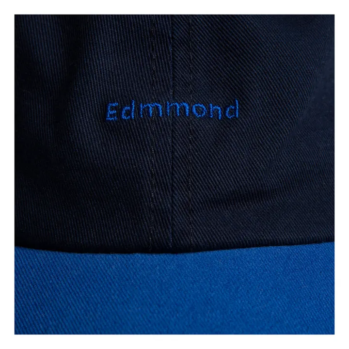 Edmmond Studios Casquette Bicolore Logo | Bleu marine