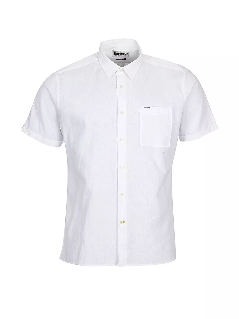 BARBOUR Leinenhemd NELSON  weiss