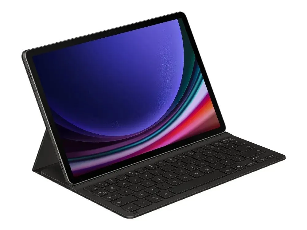 SAMSUNG Book Cover Keyboard Slim AI Key Galaxy Tab S10 FE Nordisk Black - Bundle Produkt