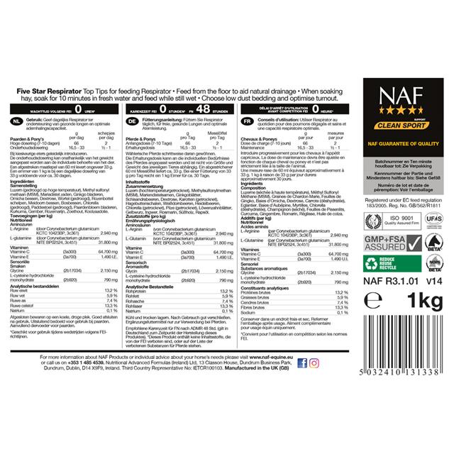 NAF Respirator