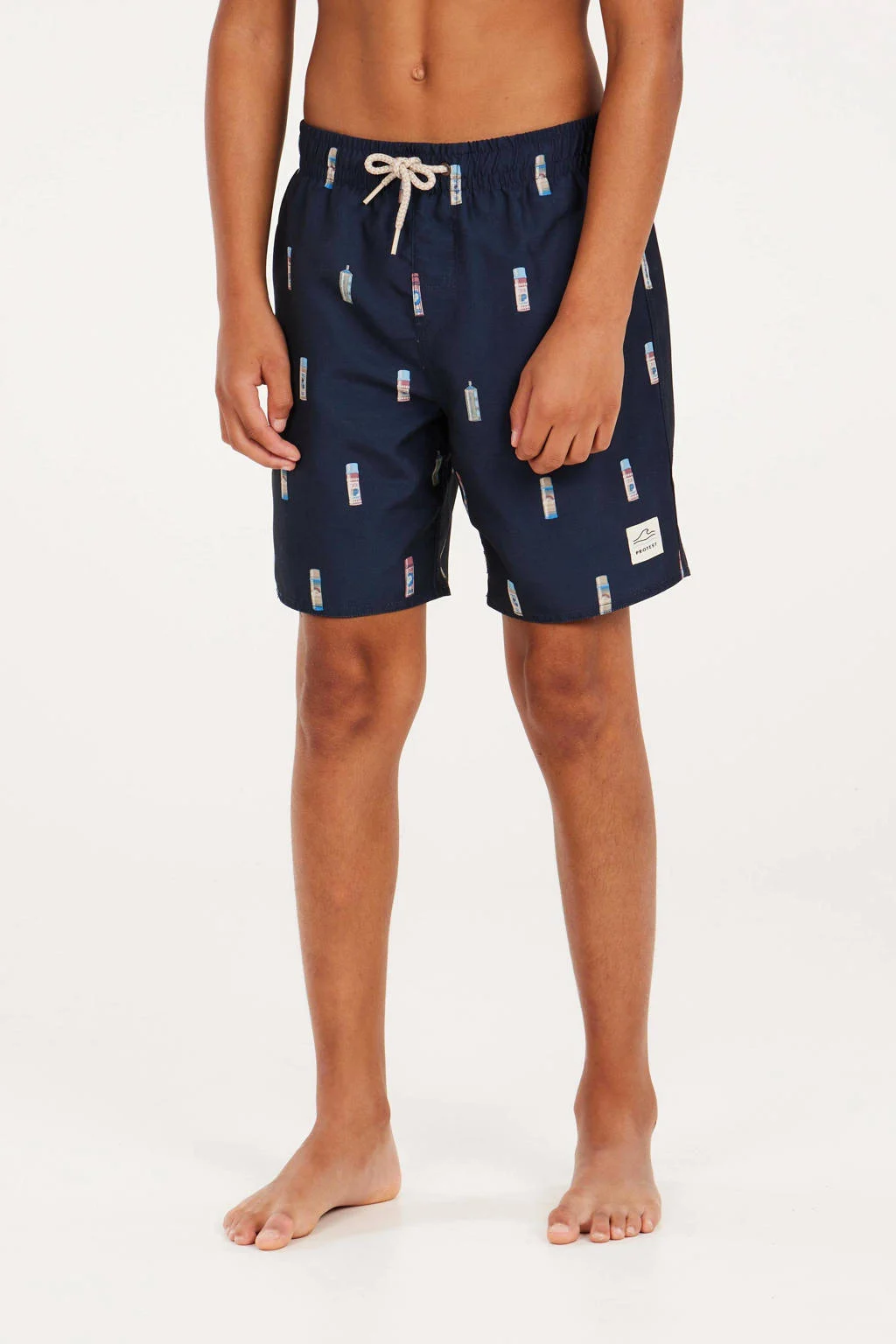 zwemshort PRTBITMAP JR donkerblauw