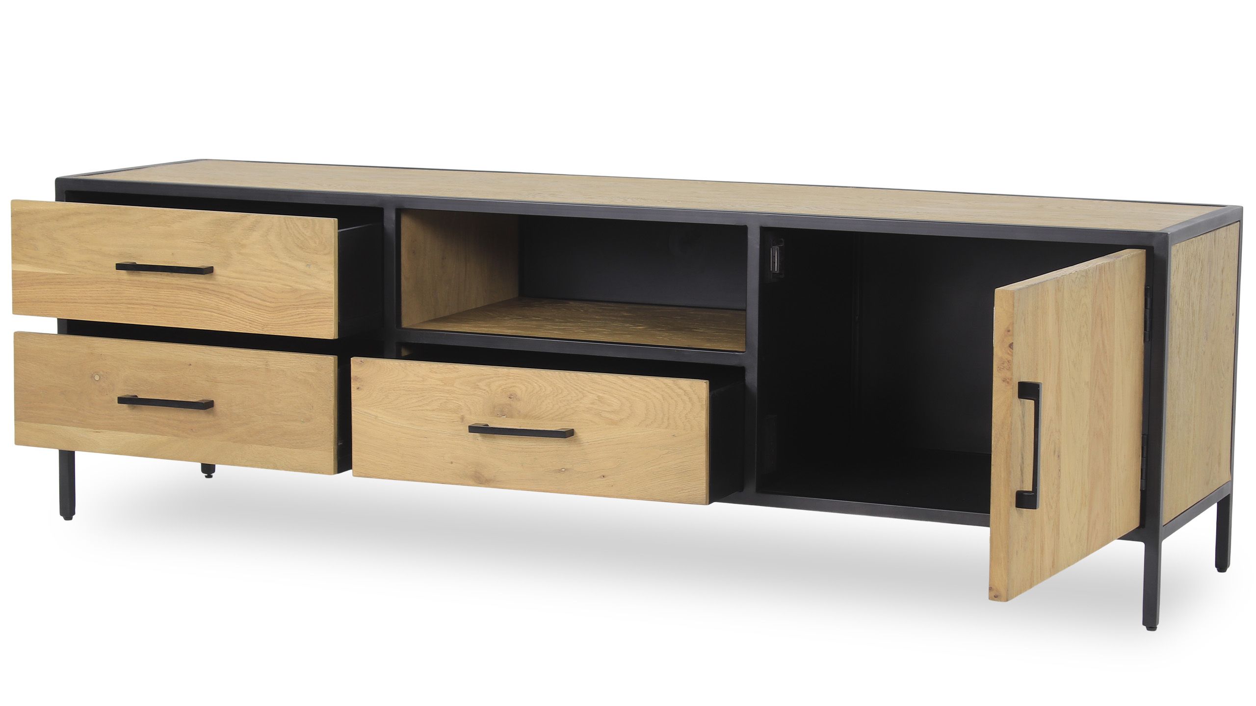 Tv-meubel Luna  B180 x D45 x H55 cm