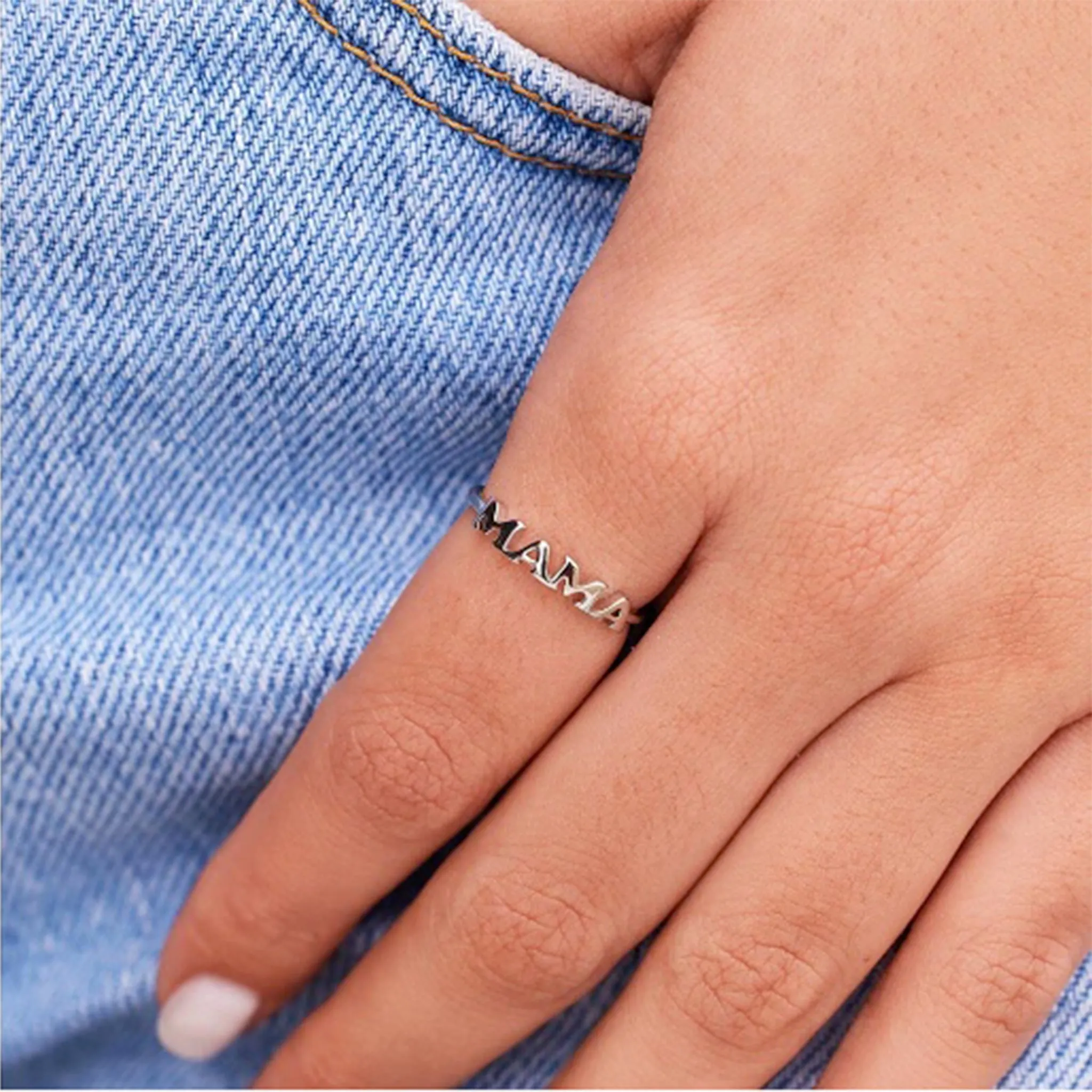 Puravida Bague Mama Argent