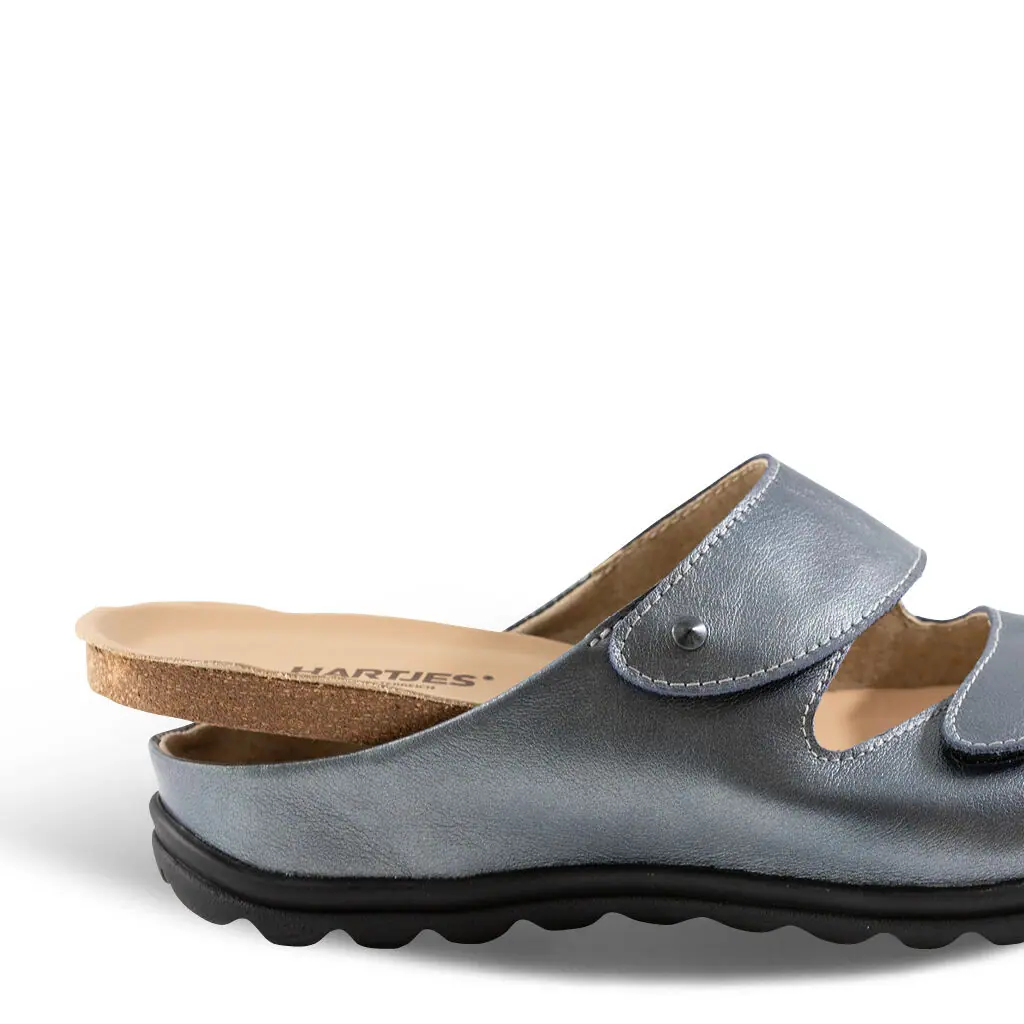 DAMEN - Pantolette RAHEL blau-metallic