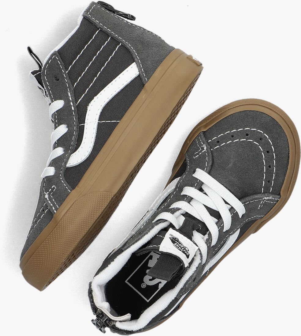 VANS grijze vans hoge sneaker td sk8-hi zip