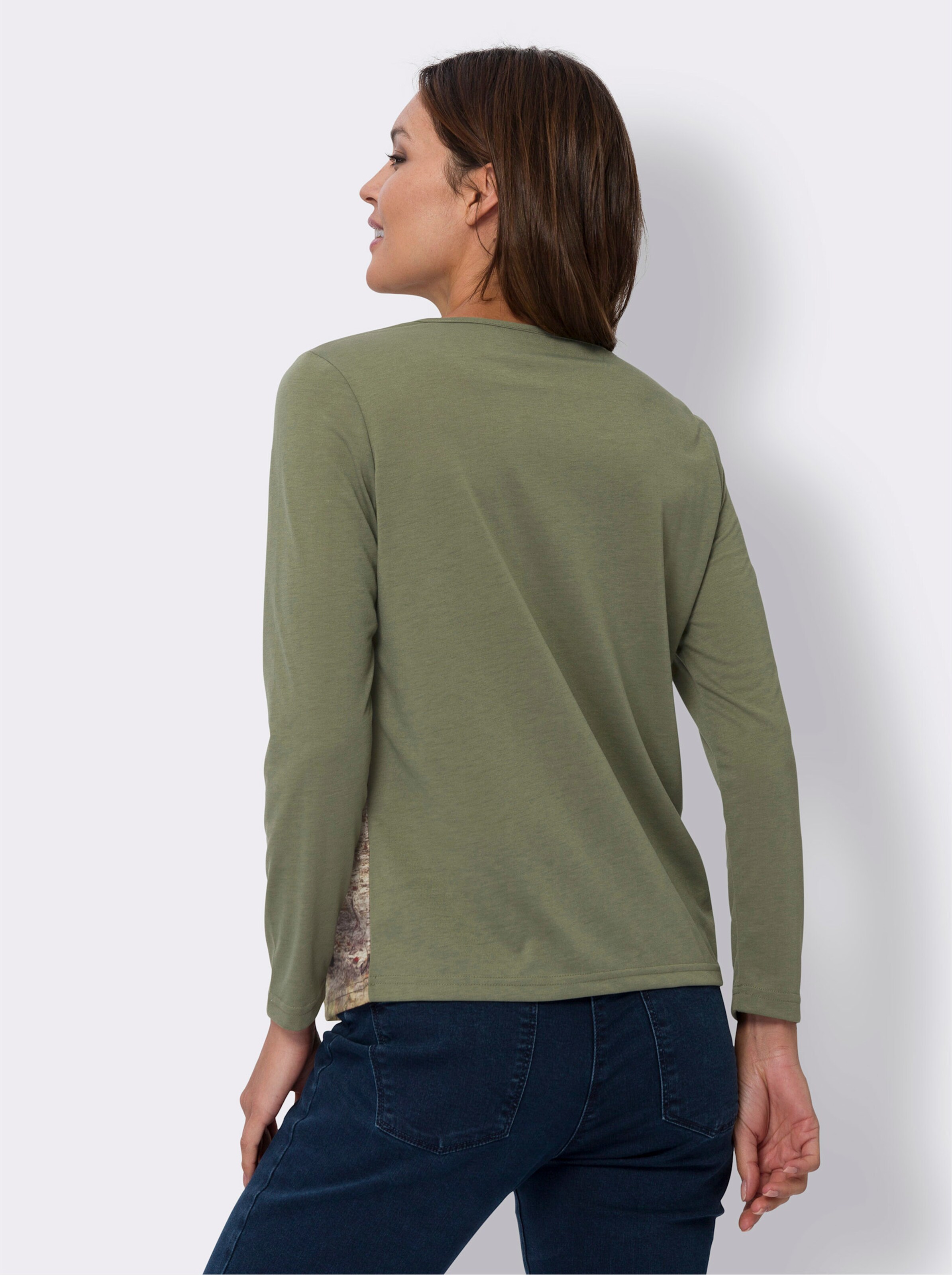 Langarmshirt mit Natur-Motiv