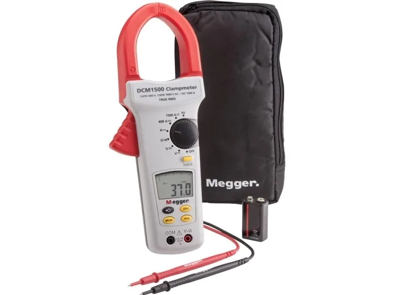 Megger 1005-572 Hånd-multimeter, Strømtang digital CAT IV 600 V Visning (counts): 4000