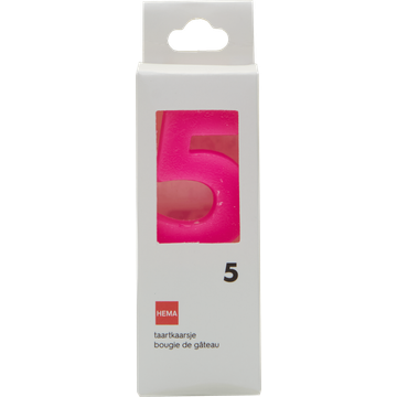 HEMA Taartkaarsjes Cijfer 5