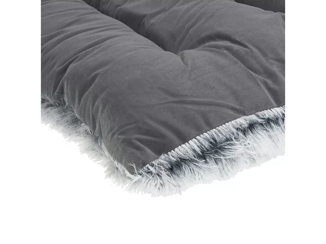 Lit pour animal ERGANI Velours Gris