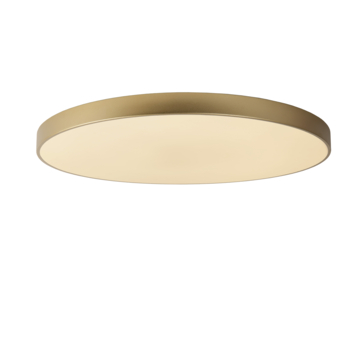 Lucide UNAR plafonnière Ø 80 cm LED dimb. 2700K 3 StepDim mat goud / Messing