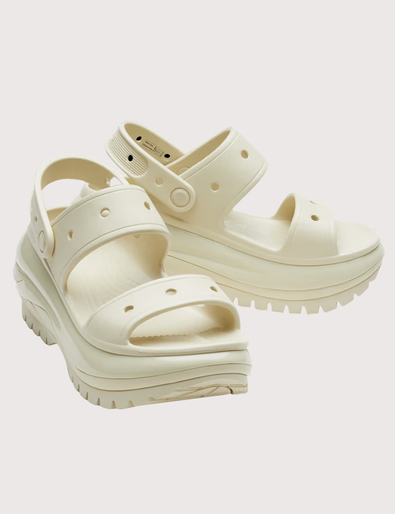 CROCS SANDALES FEMME MEGA CRUSH BEIGE