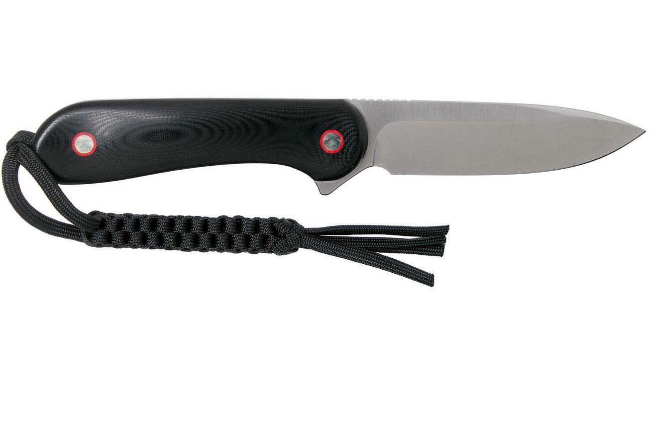 Civivi Elementum Fixed Blade C2104A Black Contoured G10 vaststaand mes