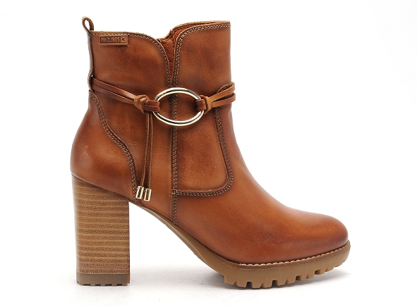 Pikolinos boots bottine talons femme w7m8542 marron
