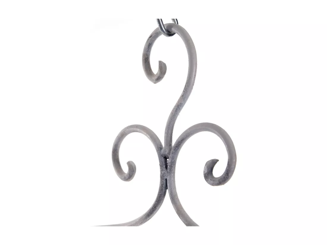 CINTRE Amélie ensemble de 6 Métal blanc antique