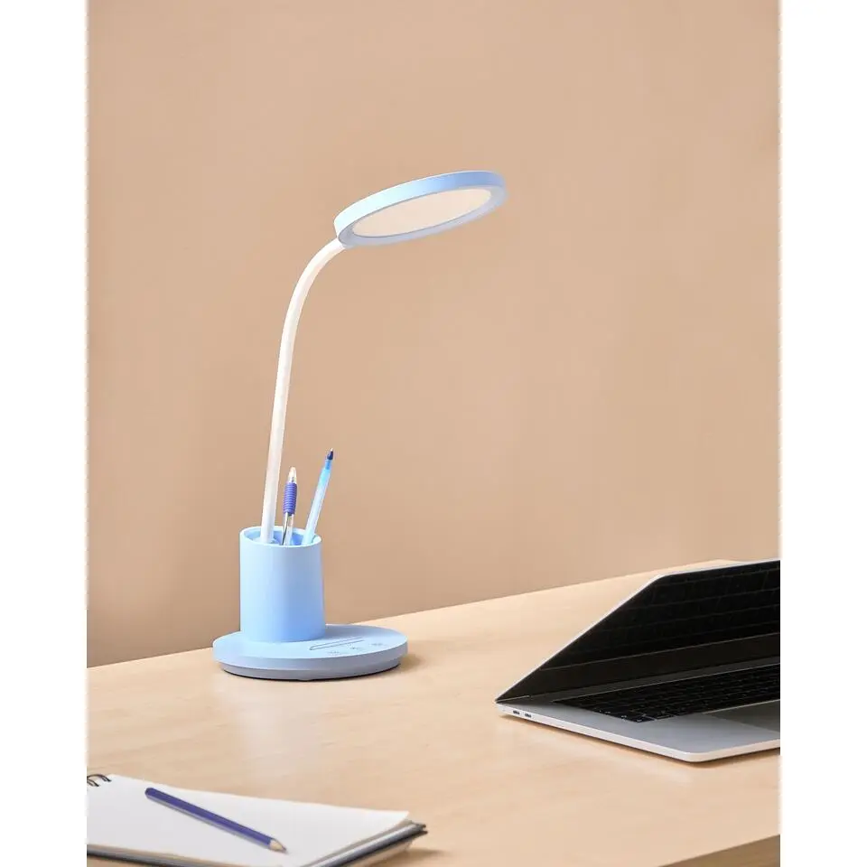 VELA - Bureaulamp LED - Blauw - Synthetisch materiaal