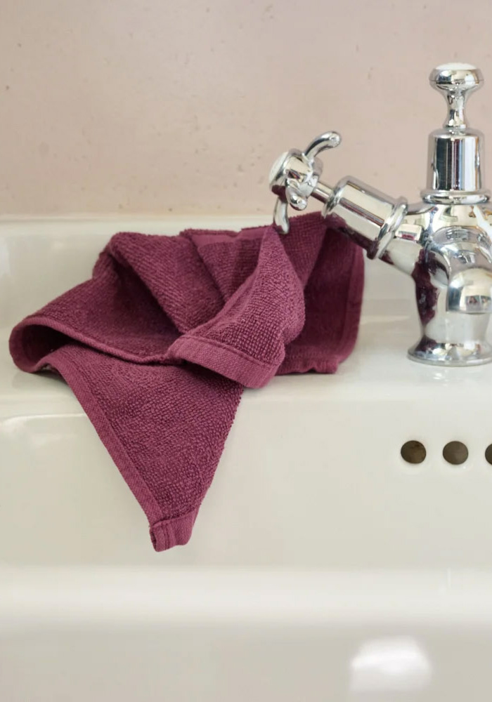 Lavie Waschlappen Tilda Plum