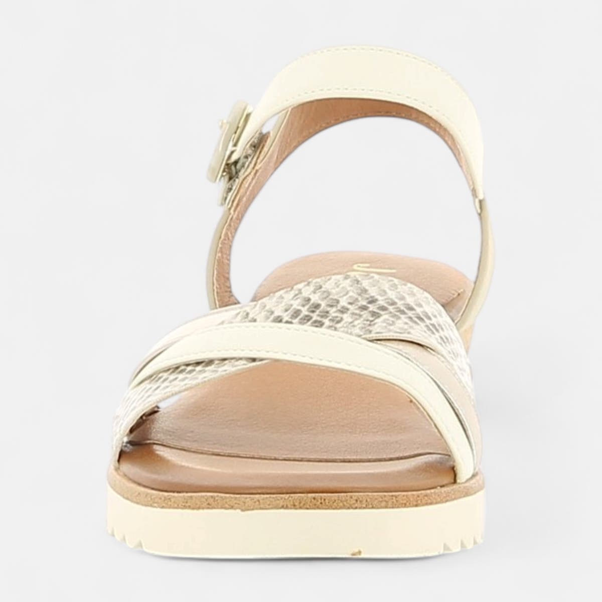 Nu-pieds Femme beige