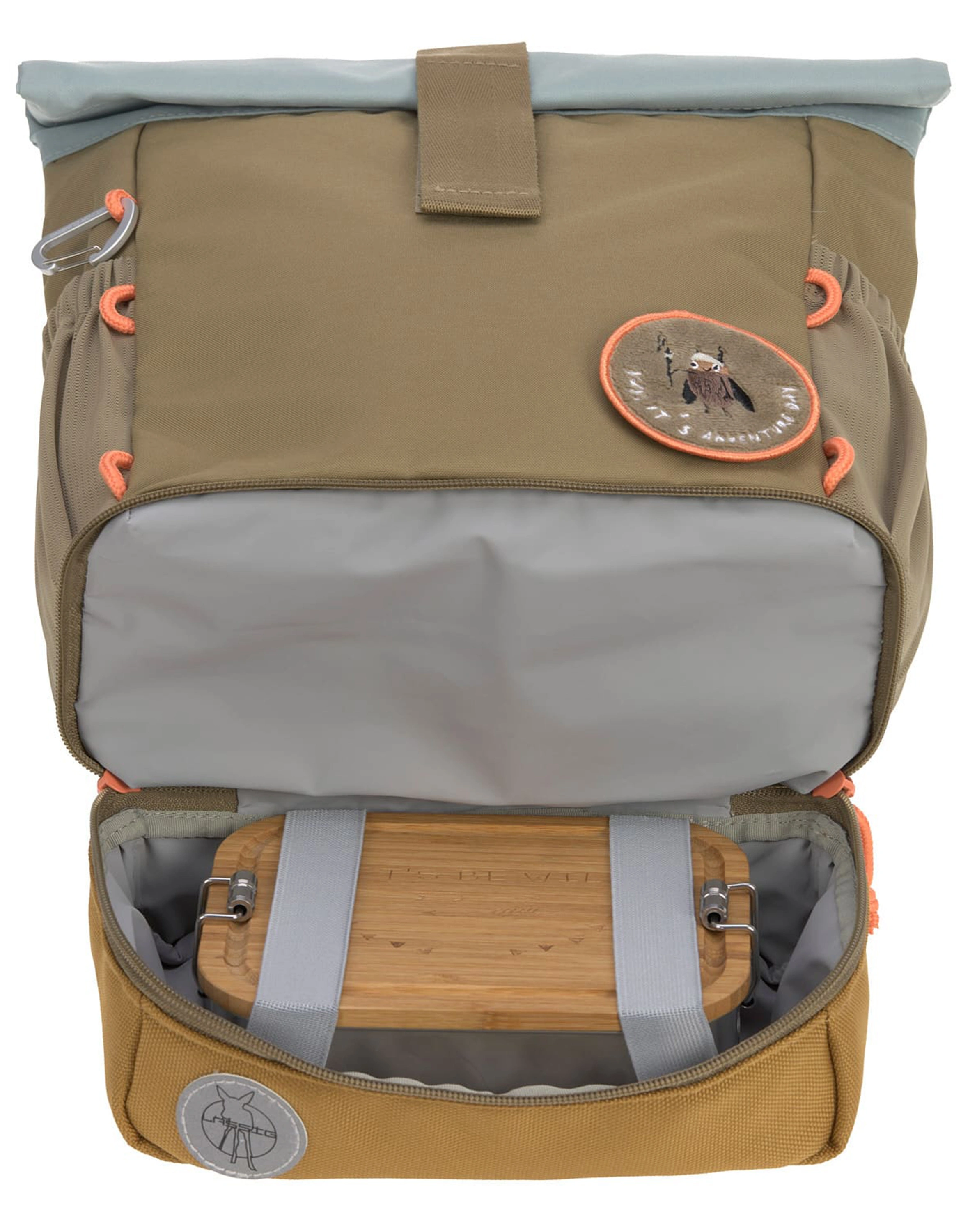 Rolltop-Rucksack NATURE (32,5x23x11) in olive