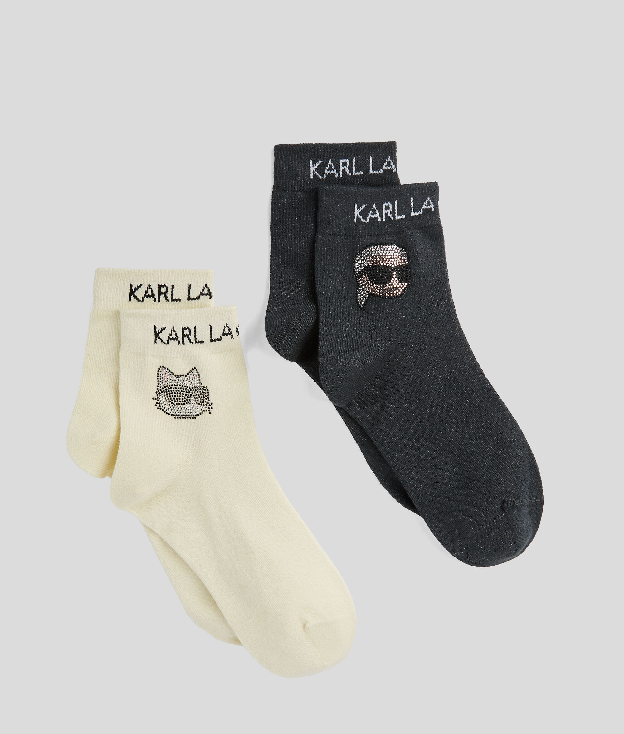 CHAUSSETTES AVEC STRASS K/IKONIK – LOT DE 2